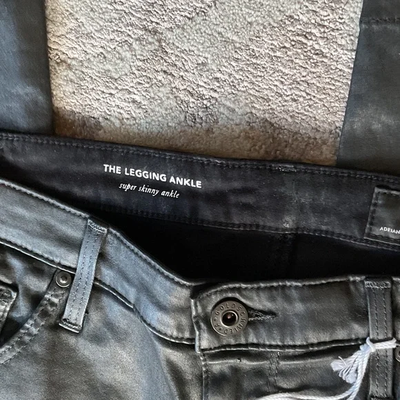 AG Leatherette The Legging Skinny Jeans - Picture 7 of 13